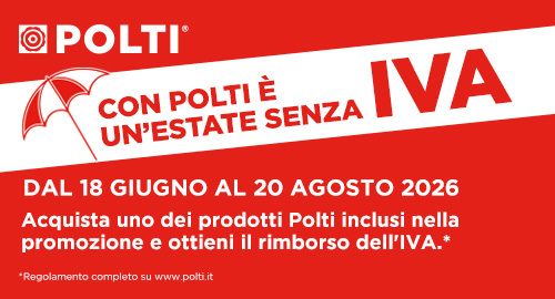 Con Polti è un'estate senza IVA